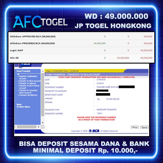 Jackpot Togel Hongkong 27-Aug-2023 Member Afctogel