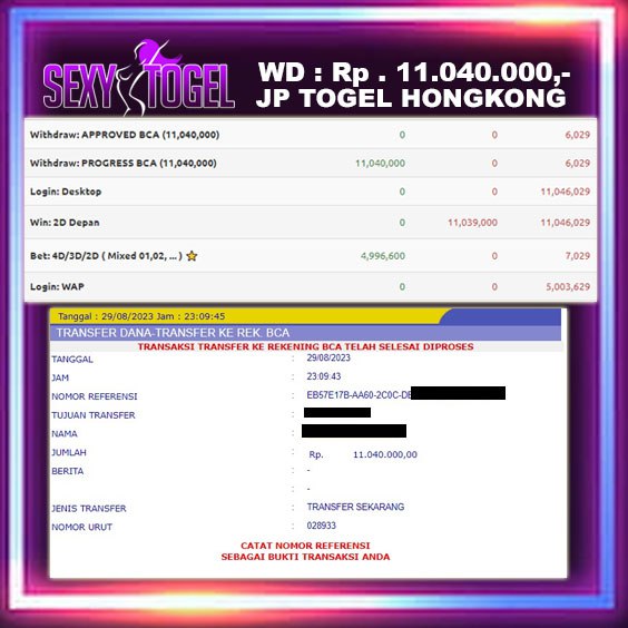 Jackpot Togel Hongkong#2 29-Aug-2023 Member Sexytogel