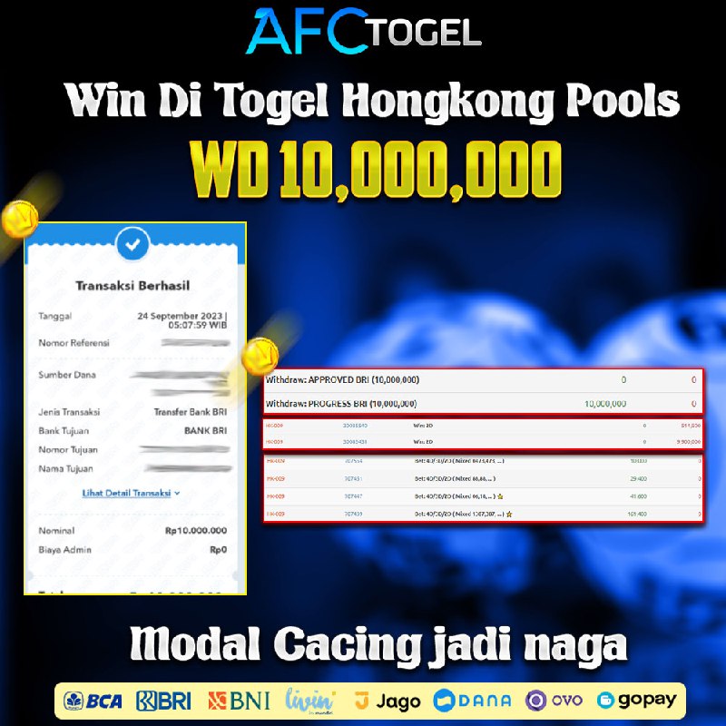 Jackpot Togel Hongkong 23-Sep-2023 Member Afctogel