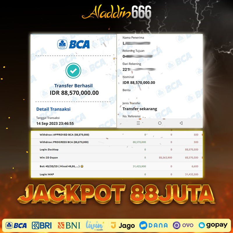 Jackpot Togel Hongkong 14-Sep-2023 Member Aladdin666