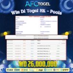 Jackpot Togel Hongkong 26-Oct-2023 Member Afctogel